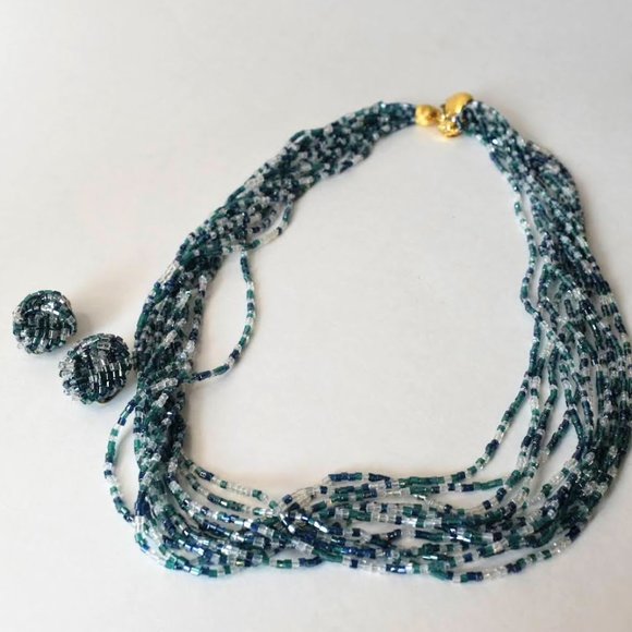 Jewelry - Beaded multi strand Necklace set